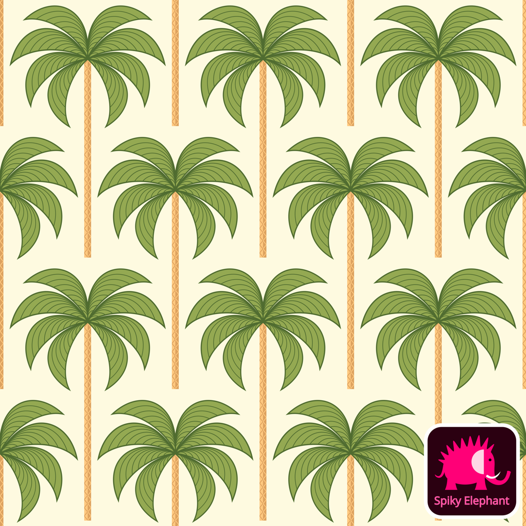Art Deco Palm Trees