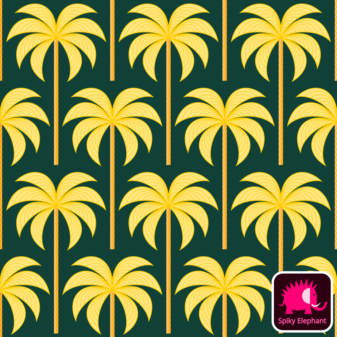 Art Deco Palm Trees